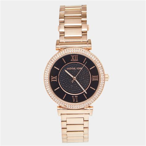 michael kors ladies catlin rose gold plated watch mk3356|Michael Kors Catlin MK3356 Watch .